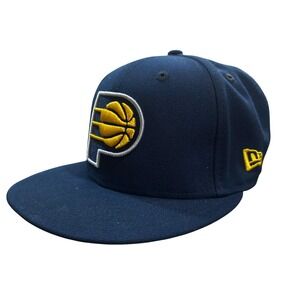 Indiana Pacers New Era 9FIFTY Adjustable‎ Hat Navy Gold Mens Snapback Cap NWOT